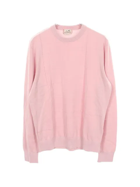Hermès Pre-Owned 2010s crew-neck sweatshirt Pink 1095912
