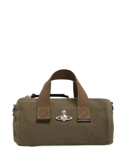 Vivienne Westwood Paul Cylinder orb-motif tote bag Green 48020015UW01AYM410