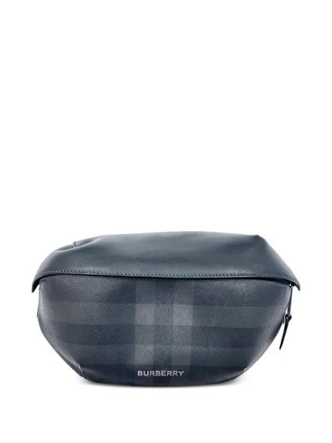 Burberry Pre-Owned Sonny Check belt bag Black RFCPUGBBA783031W