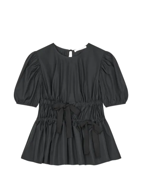 Cecilie Bahnsen Freya puff-sleeve top Black 226RTW11013