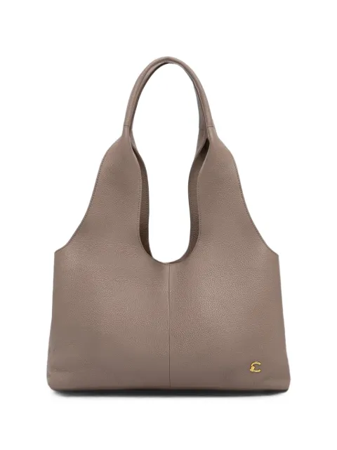Coccinelle large Nell grained leather tote bag Neutrals E1VOF110101