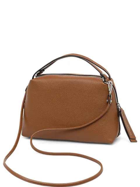 GIANNI CHIARINI pebbled-leather crossbody bag Brown BS8148COMMGRN