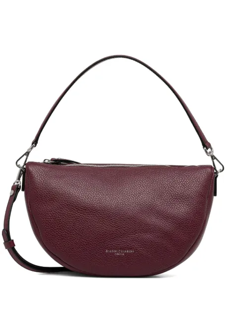 GIANNI CHIARINI small Cleo grained-leather shoulder bag Red BS12540COMMGRN