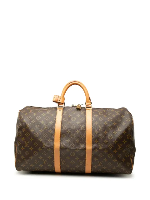 Louis Vuitton Pre-Owned 1995 Monogram Keepall 50 travel bag Brown AU9CMROV2TYUCSMH