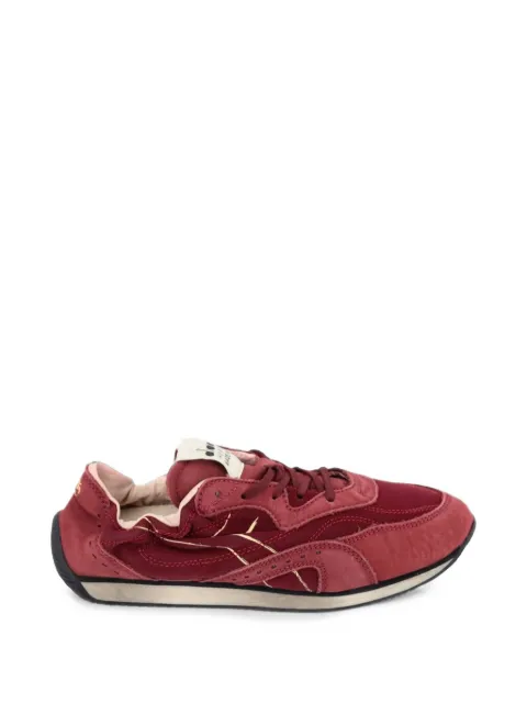 Diadora leather-trim panelled sneakers Purple 201183352