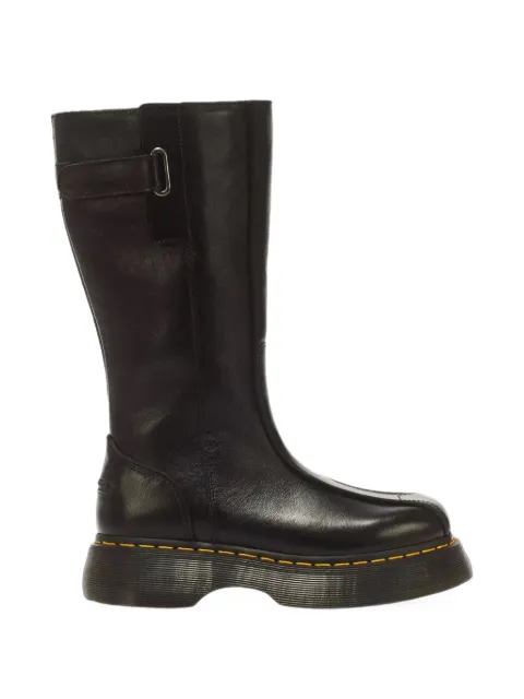 Dr. Martens Buzz Hi High buckle-detail leather boots Black 43156001