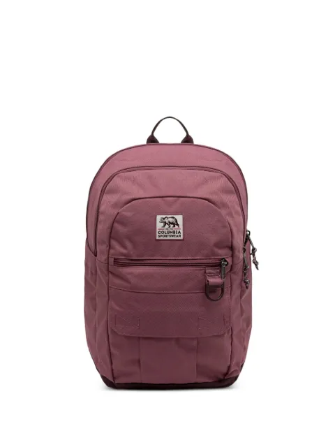 Columbia logo-patch zip-fastening backpack Pink 2121451