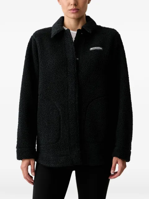 Columbia Panorama fleece logo-patch jacket Black 2173692