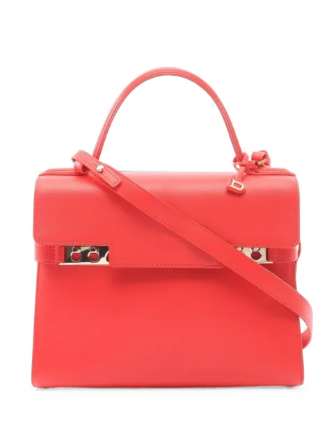 Delvaux Vintage 2000s MM Tempête tote bag Red 1099752