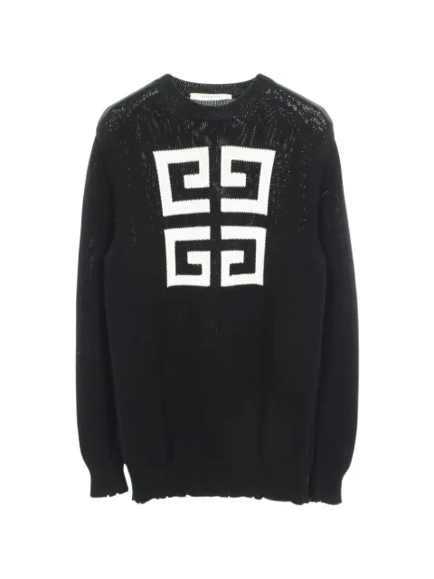 Givenchy Pre-Owned 2010s logo-detail sweater Black 1094495