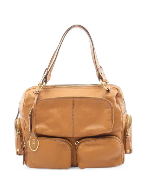 Tod's 2000s multi-pocket tote bag Brown 1092530