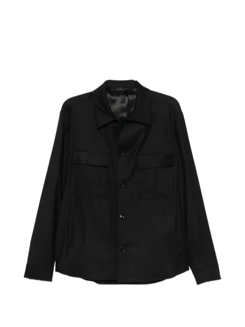 Briglia 1949 John button-up shirt jacket Black 400120B