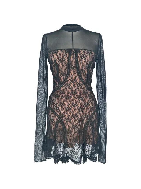 Pre-Owned Alexander Wang Lace panelled dress Black RFCPUGBCL784984W