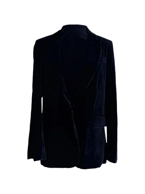 Stella McCartney Pre-Owned Fluid blazer Blue RFCPUGBCL785043W