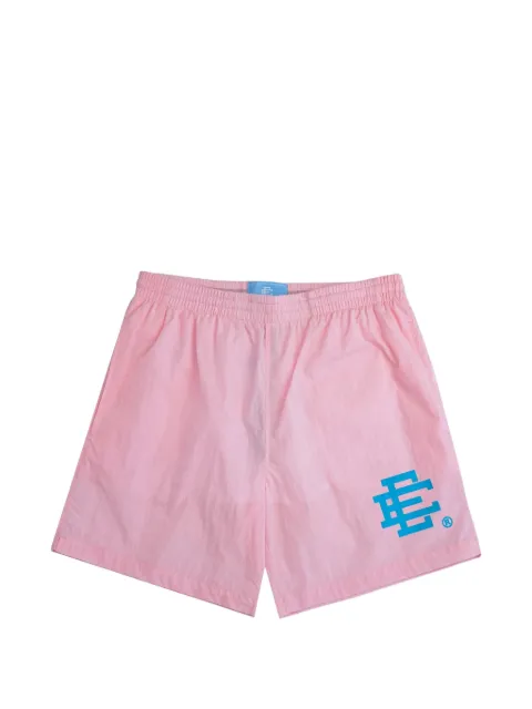 ERIC EMANUEL EE logo-print swim shorts Pink EETRUNKPNKBBLU