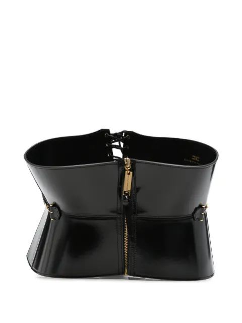 Elisabetta Franchi logo-plaque belt Black CT51S67E2