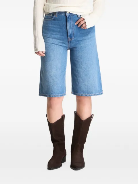 SAMSOE SAMSOE high-waisted denim shorts Blue F26100013