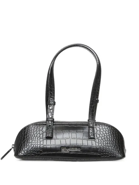 Karl Lagerfeld Jeans croc-effect shoulder bag Black B3W30181999