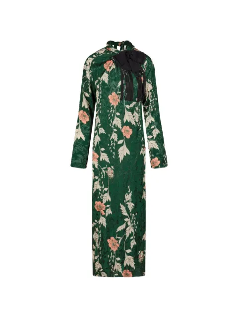 Johanna Ortiz Esencia Femenina maxi dress Green PT04042