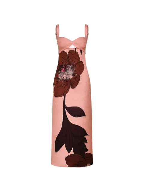 Johanna Ortiz Powerful Stitches maxi dress Pink PT04169