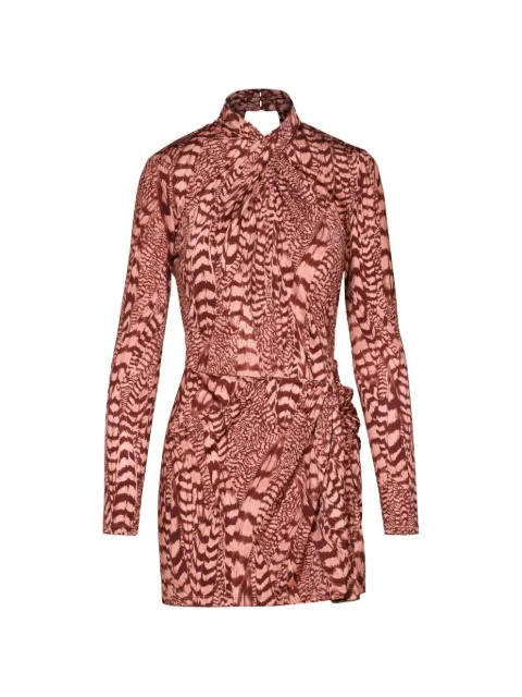 Johanna Ortiz Softly Unbound mini dress Red PT04167