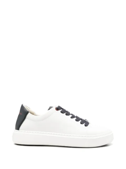 Alexander Smith London Man logo-print leather sneakers White ALBELDM