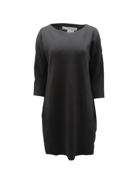 Vince pleated-yoke sweater dress Black NAPPUGBCL107499W