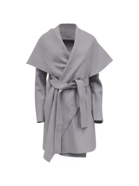 Harris Wharf London belted blanket coat Grey RFCPUUSCL784183W