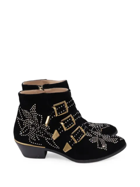 Chloé Vintage Susanna studded ankle boots Black RFCPUUSSH784178W