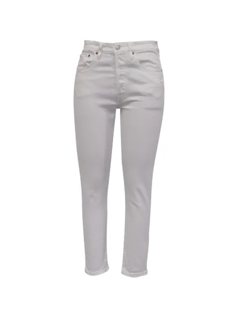 Levi's slim-fit cropped jeans White RFCPUUSCL784191W