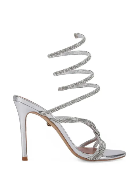 Kurt Geiger London knot spiral sandals Silver 6306363609