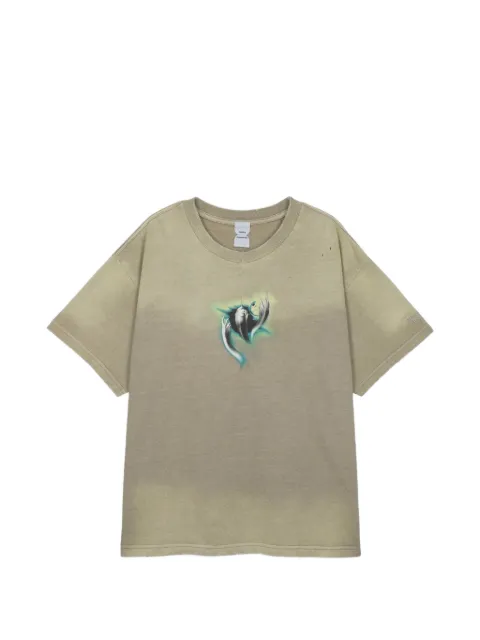 PROTOCOL INDEX washed graphic-print T-shirt Green PI26RSFK02TAUPE