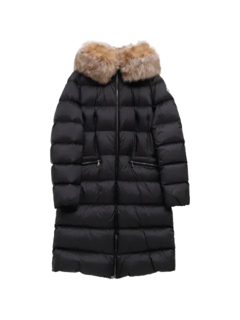 Moncler Boedic shearling-trimmed down jacket Black 1C00015595FE