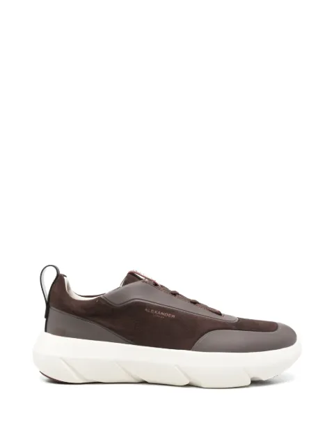 Alexander Smith suede panelled sneakers Brown ALBEEPM