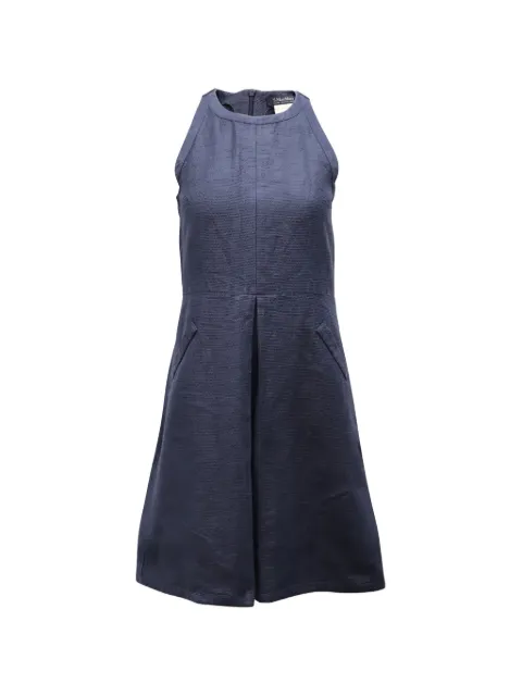 'S Max Mara halter sleeveless dress Blue NAPPUGBCL175816W