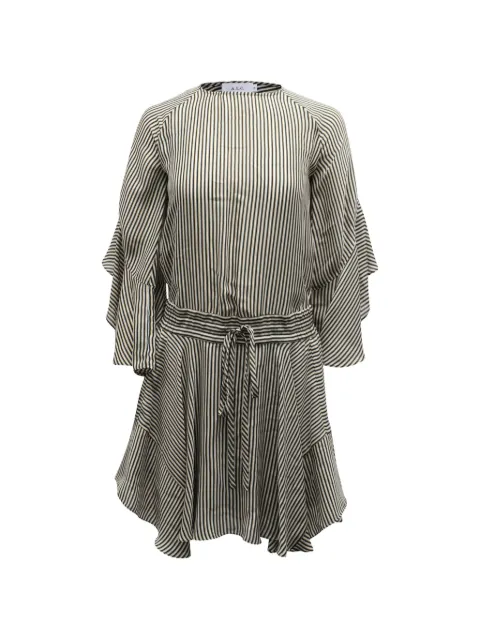 A.L.C. ruffle-sleeve Cannon dress Neutrals TONPUGBCL158923W