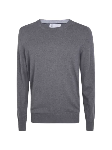 Brunello Cucinelli round-neck cashmere sweater Grey M2200100099
