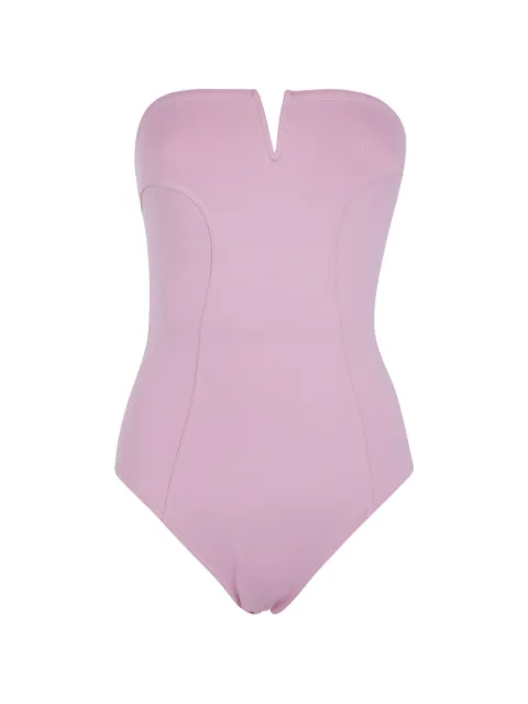 ERES Apparence v-cut strapless swimsuit Pink 012646