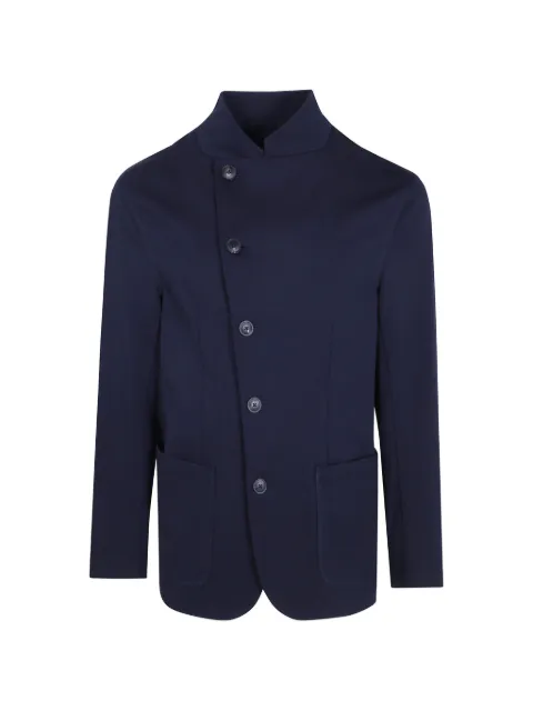 Emporio Armani asymmetric-fastening blazer Blue EM007219AF27883