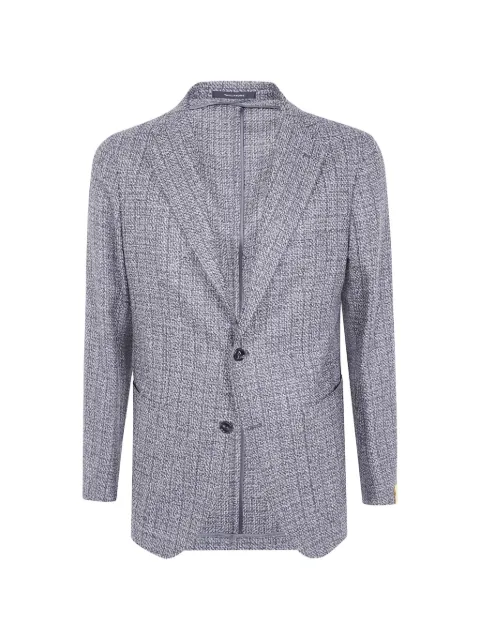 Tagliatore single-breasted wool blazer Grey 1SMC22K440092