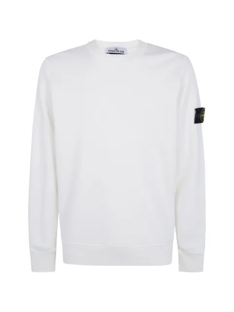 Stone Island Compass-patch sweatshirt White L2S156100060S0051