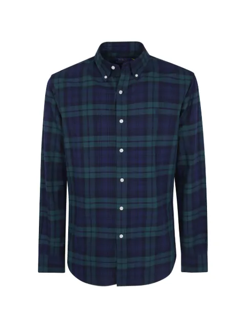 Polo Ralph Lauren check-print button-down shirt Blue 710B30255001