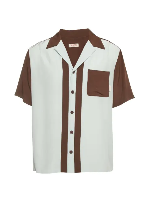 Valentino Garavani Pre-Owned short-sleeve bowling shirt Blue 1406680