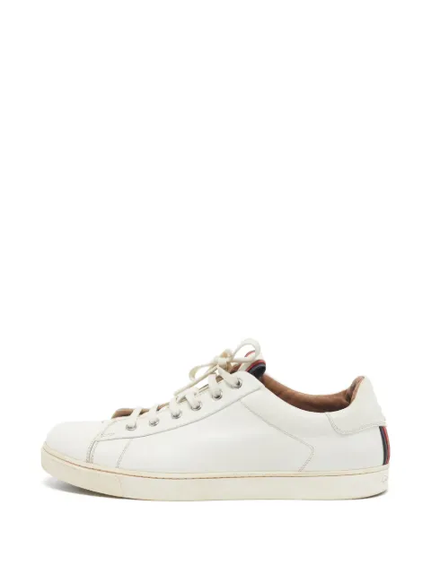Gianvito Rossi lace-up leather sneakers White 1405536