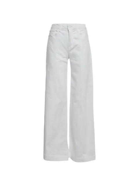L'Agence Sandy wide-leg jeans White 1403275