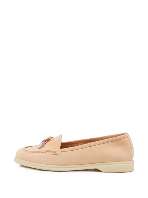 Loro Piana Pre-Owned Summer Charms Walk suede loafers Neutrals 1404038