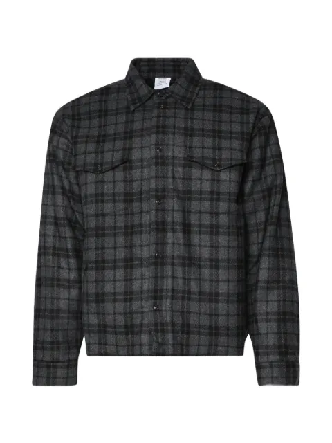 VETEMENTS padded check shirt Grey MH27SH065GC