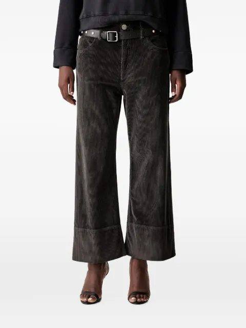 PINKO belted corduroy trousers Grey 107418A3HF