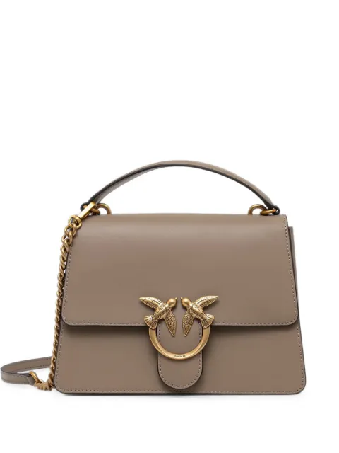 PINKO Love Birds leather shoulder bag Neutrals 100066A0F1