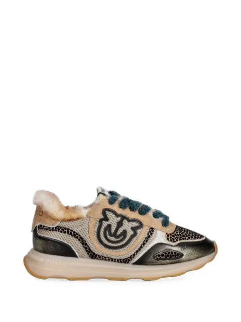 PINKO Love Birds animal-print sneakers Neutrals SS0231P180
